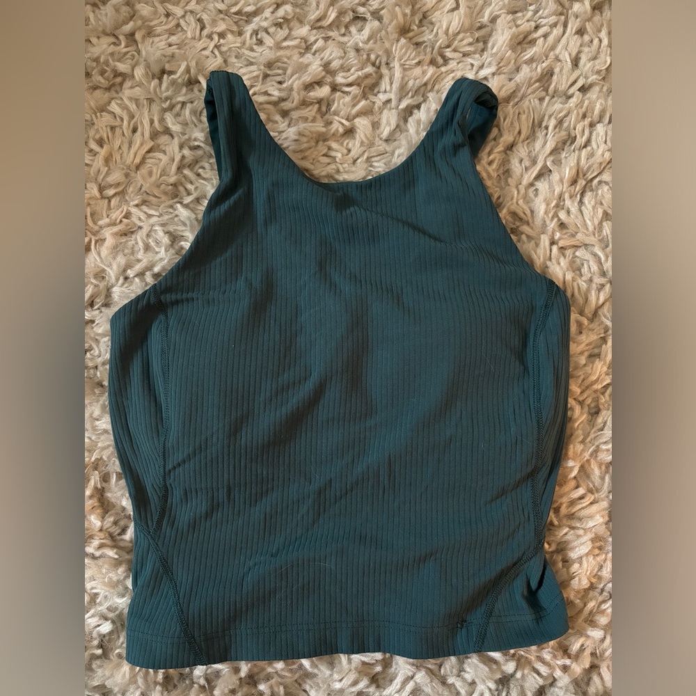 Lululemon teal color sports bra/ tank top